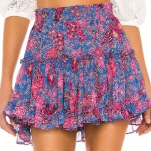 Misa Los Angeles Marion Skirt- Night Blooms